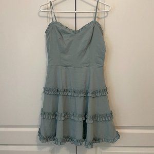 Altar'd State Dusty Blue Dress